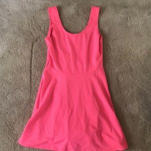Pink stretchy dress